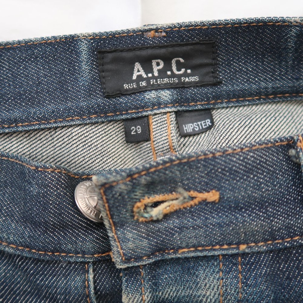 A.P.C. Hipster Jeans -Raw Selvage Denim